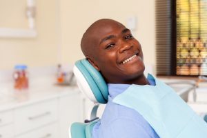 man in the dental chair