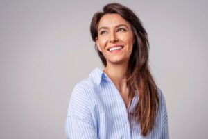 Portrait of smiling middle-aged woman